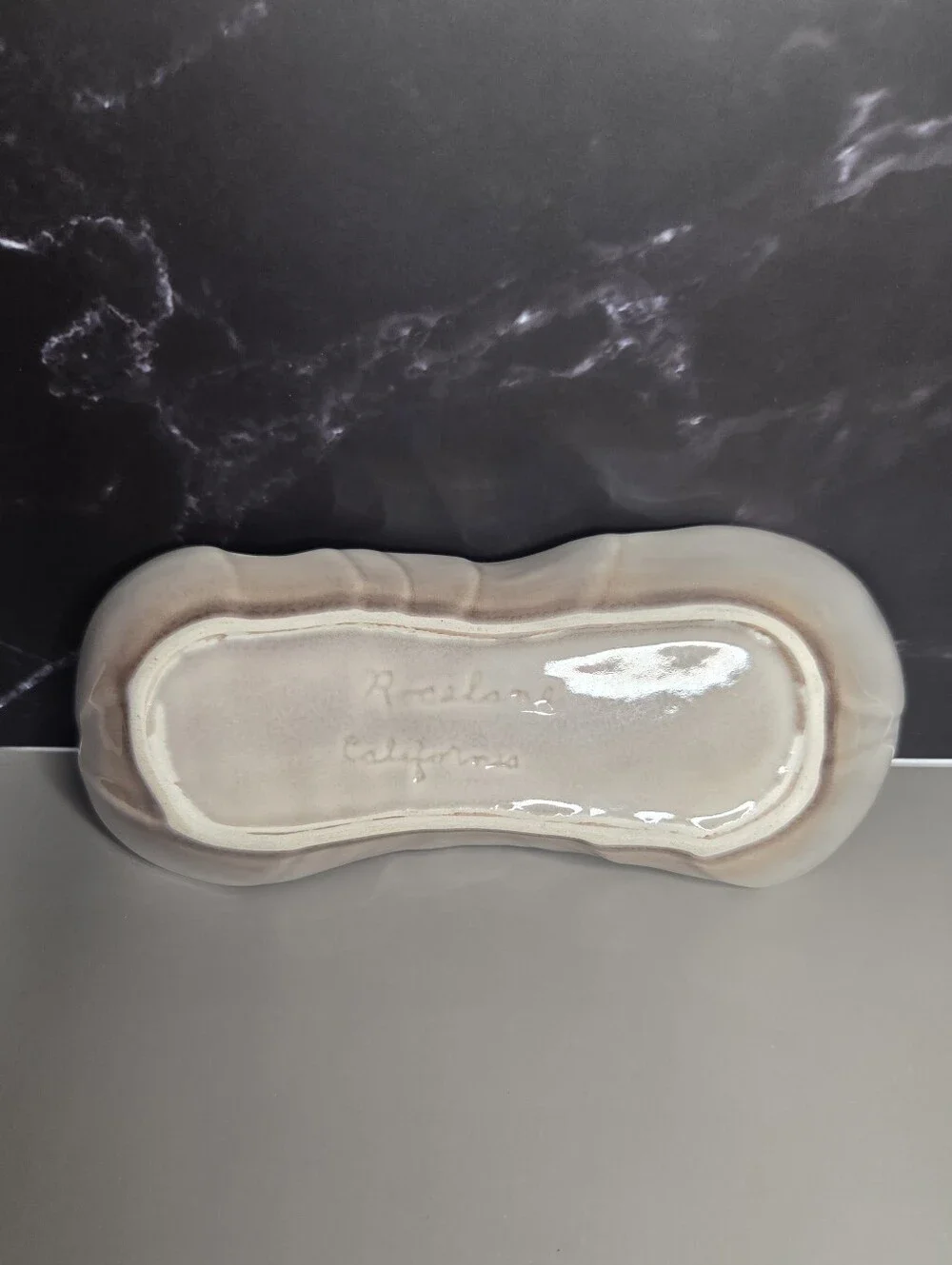 Roselane California Pasadena Porcelain Gray Tray